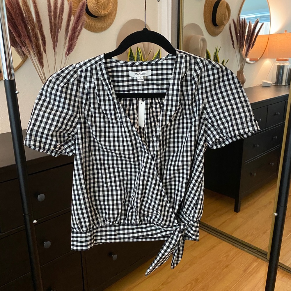Madewell - Top in Gingham Check